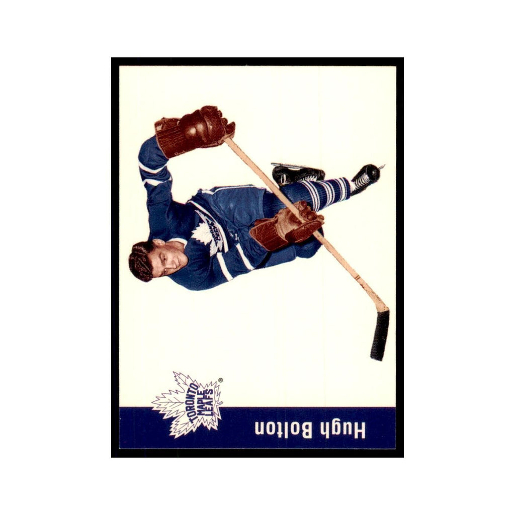 1994 Parkhurst Missing Link 1956-57 Hugh Bolton Toronto Maple Leafs #124