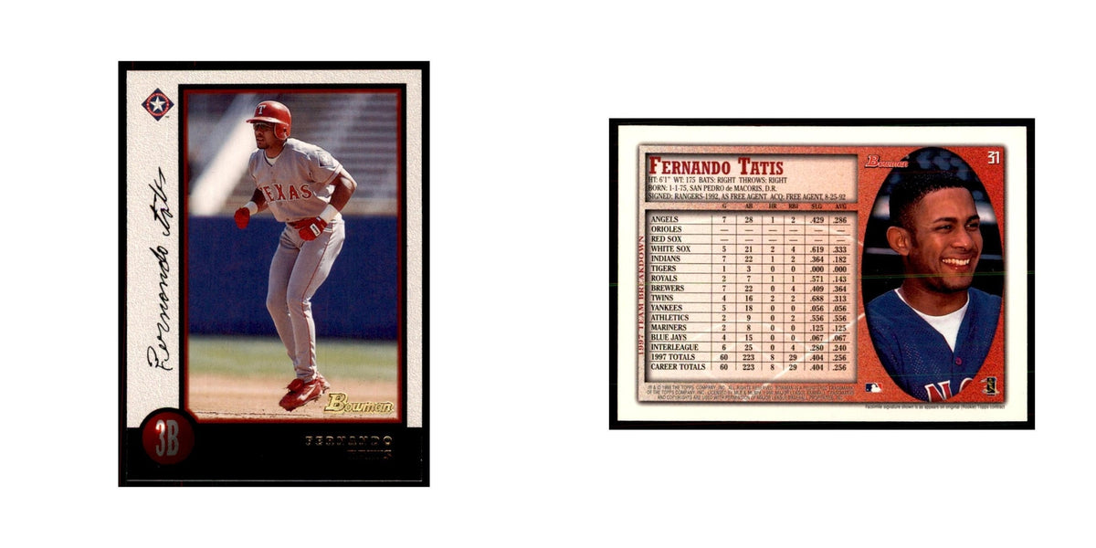 1998 Bowman Fernando Tatis Baseball Cards #31