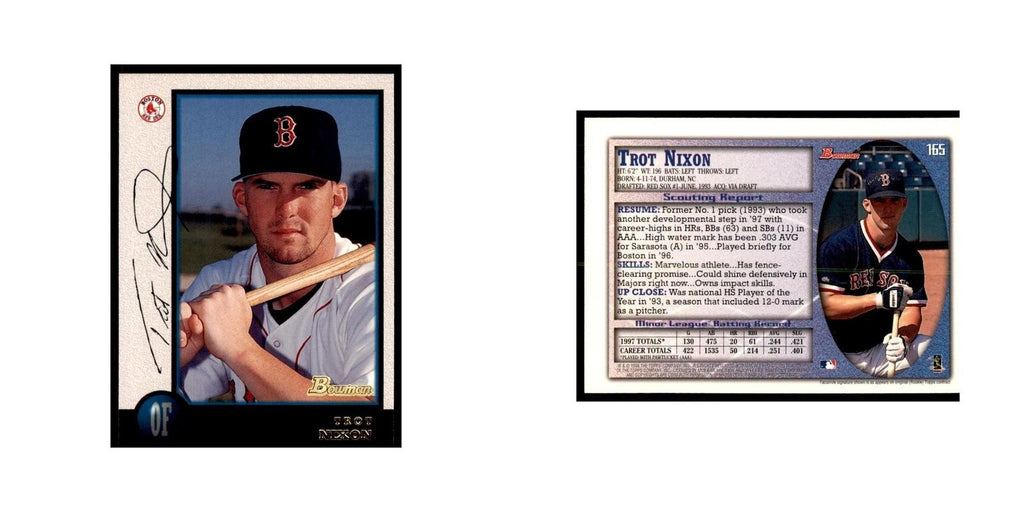 1998 Bowman Trot Nixon Baseball Cards #165