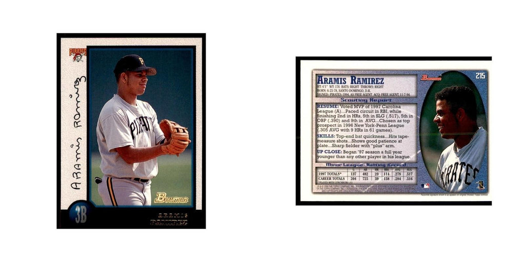 1998 Bowman Aramis Ramirez Baseball Cards #215