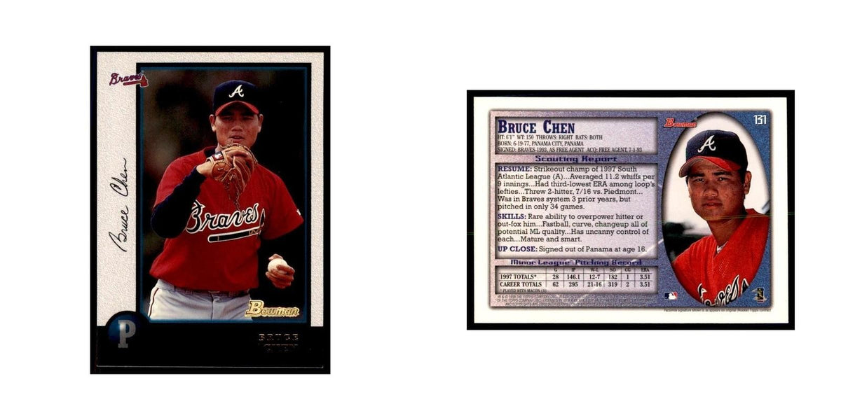 1998 Bowman Bruce Chen Baseball Cards #131