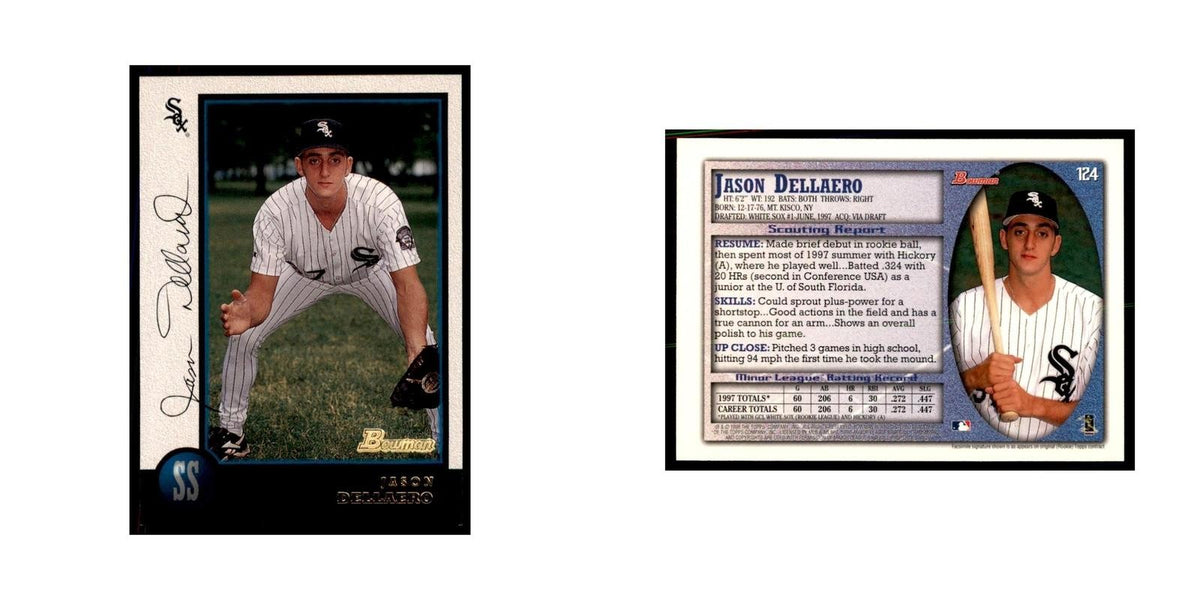 1998 Bowman Jason Dellaero Baseball Cards #124