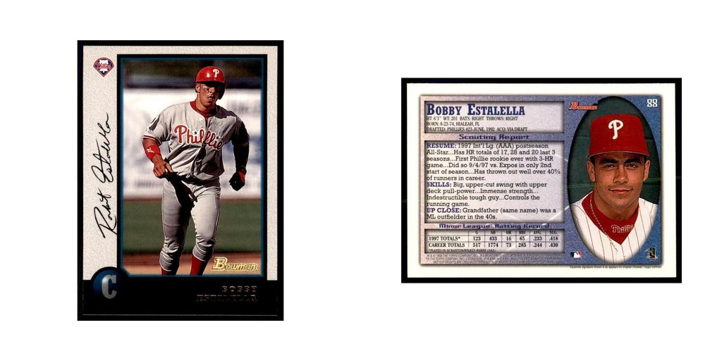 1998 Bowman Bobby Estalella Baseball Cards #88