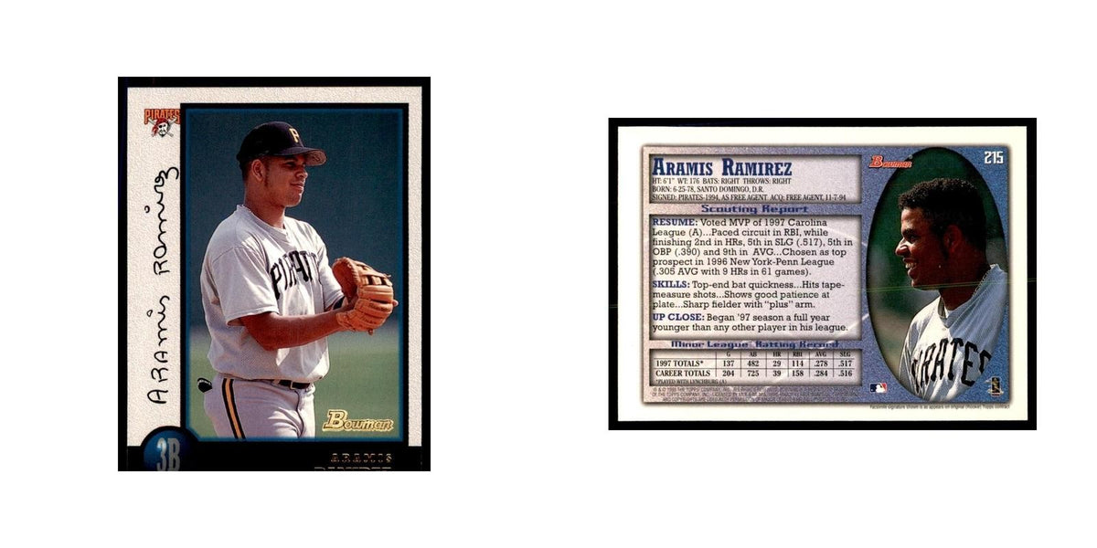 1998 Bowman Aramis Ramirez Baseball Cards #215