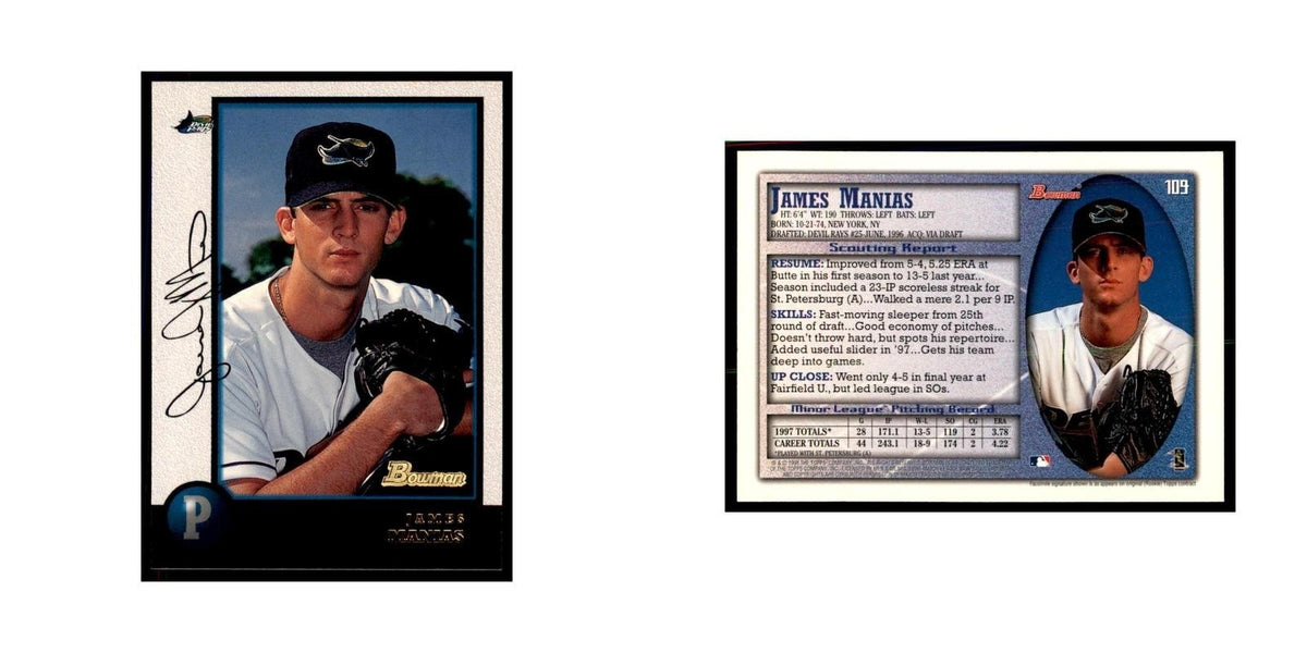 1998 Bowman James Manias Baseball Cards #109