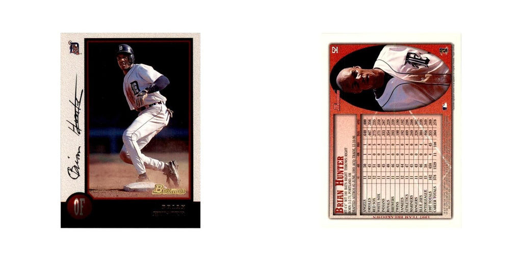 1998 Bowman Brian Hunter Baseball Cards #52
