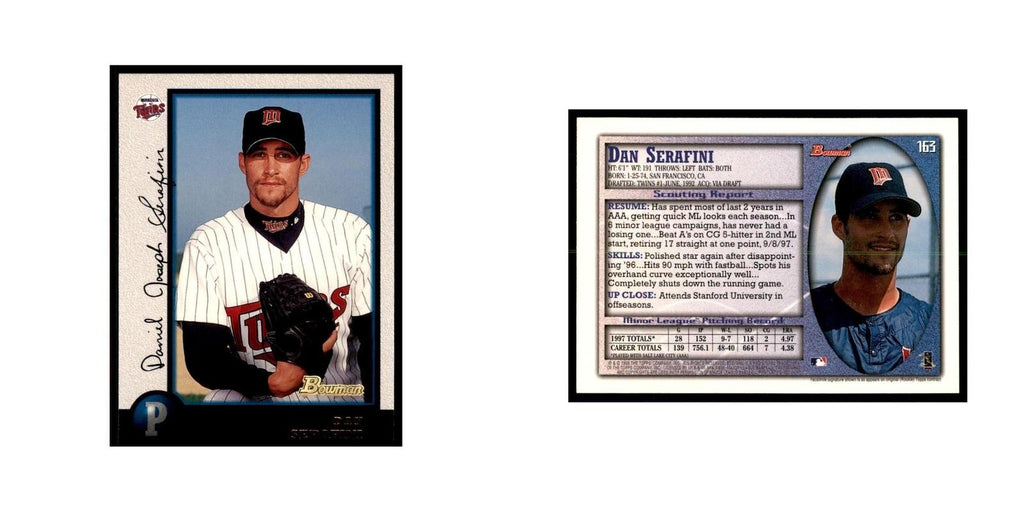 1998 Bowman Dan Serafini Baseball Cards #163