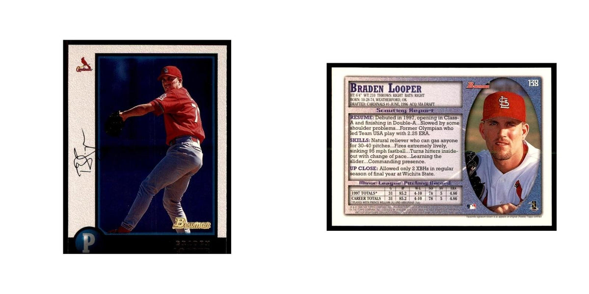 1998 Bowman Braden Looper Baseball Cards #138
