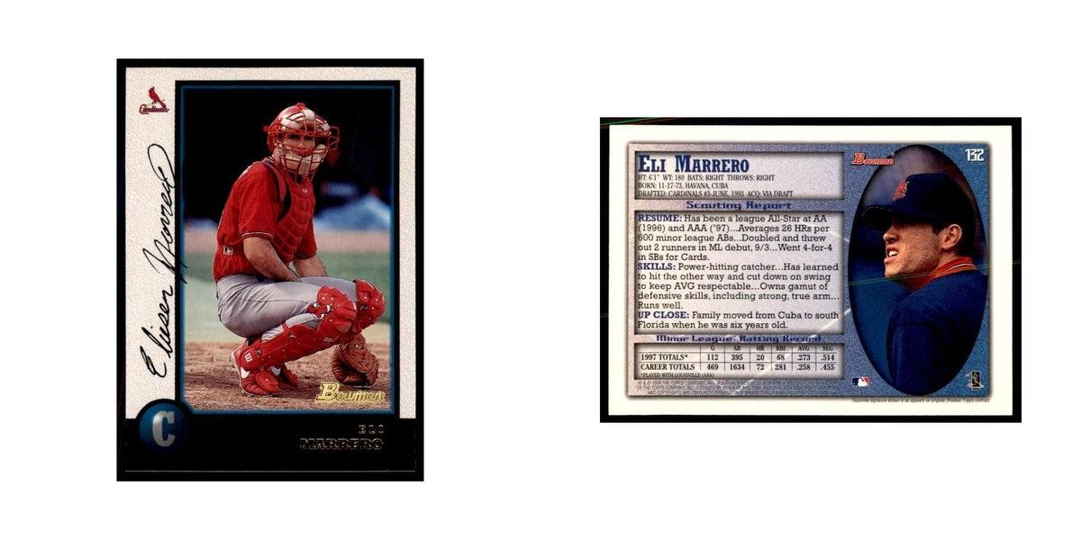 1998 Bowman Eli Marrero Baseball Cards #132