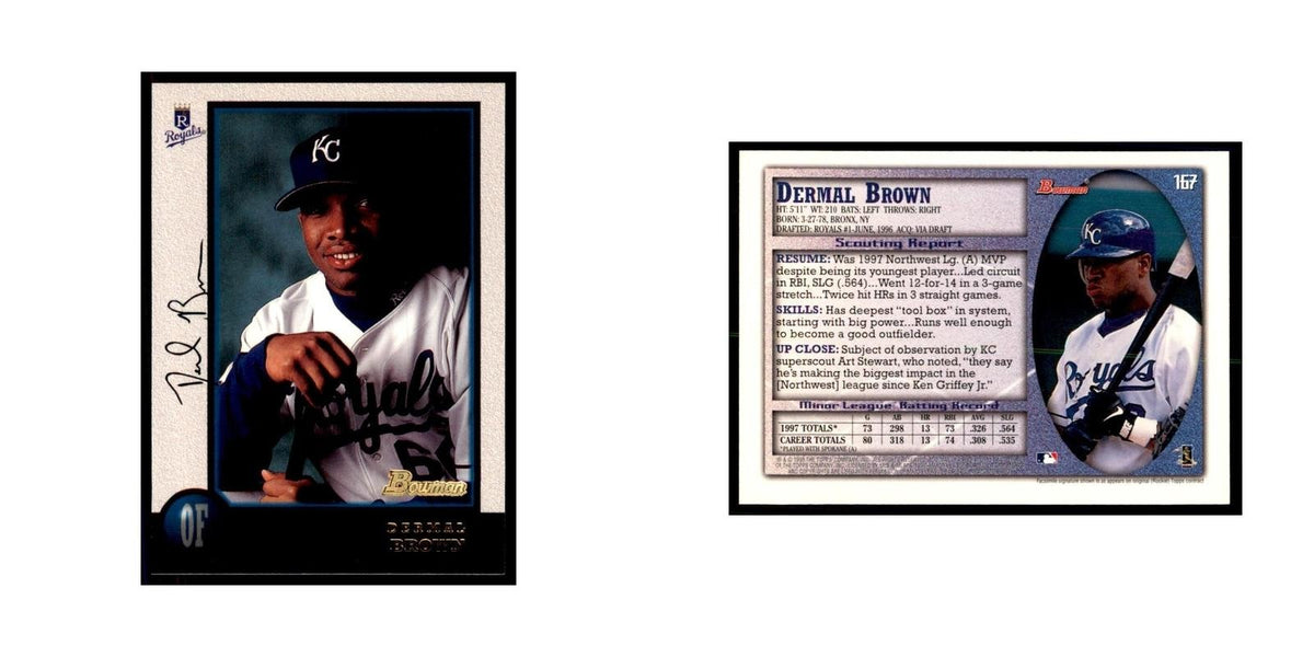 1998 Bowman Dermal Brown Baseball Cards #167