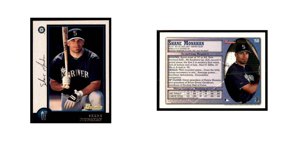 1998 Bowman Shane Monahan Baseball Cards #150