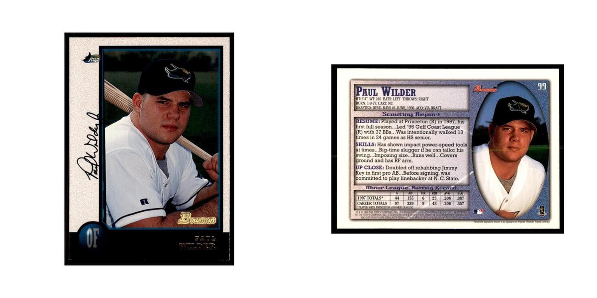 1998 Bowman Paul Wilder Baseball Cards #99