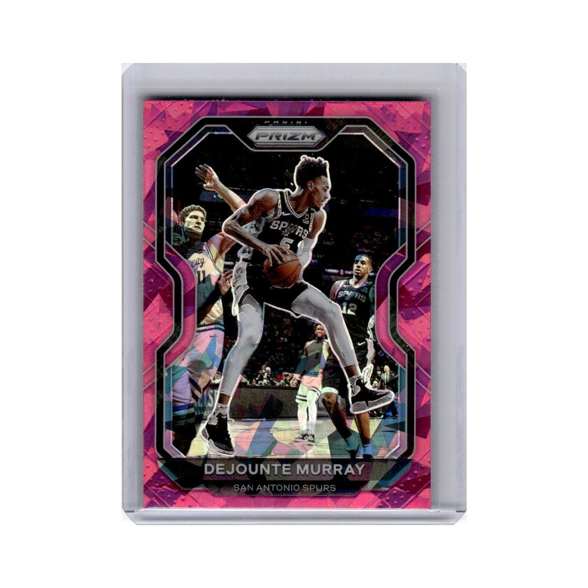 Dejounte Murray 2020 Panini Prizm Pink Ice #153 San Antonio Spurs NM