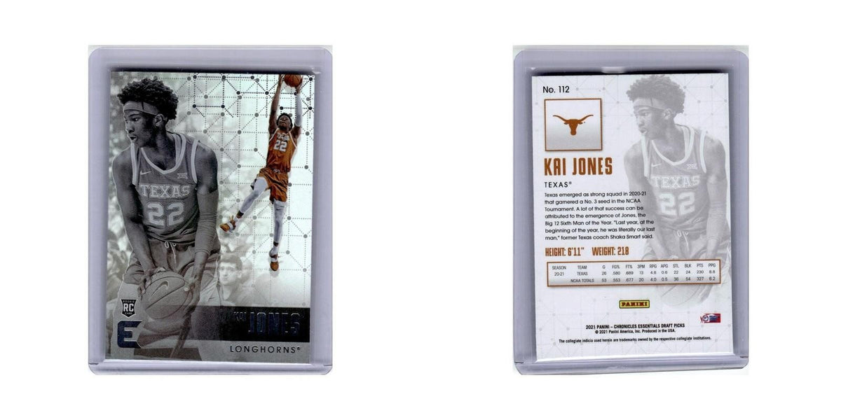 Kai Jones Rookie 2021 Panini Chronicles Essentials Draft Picks #112 NM