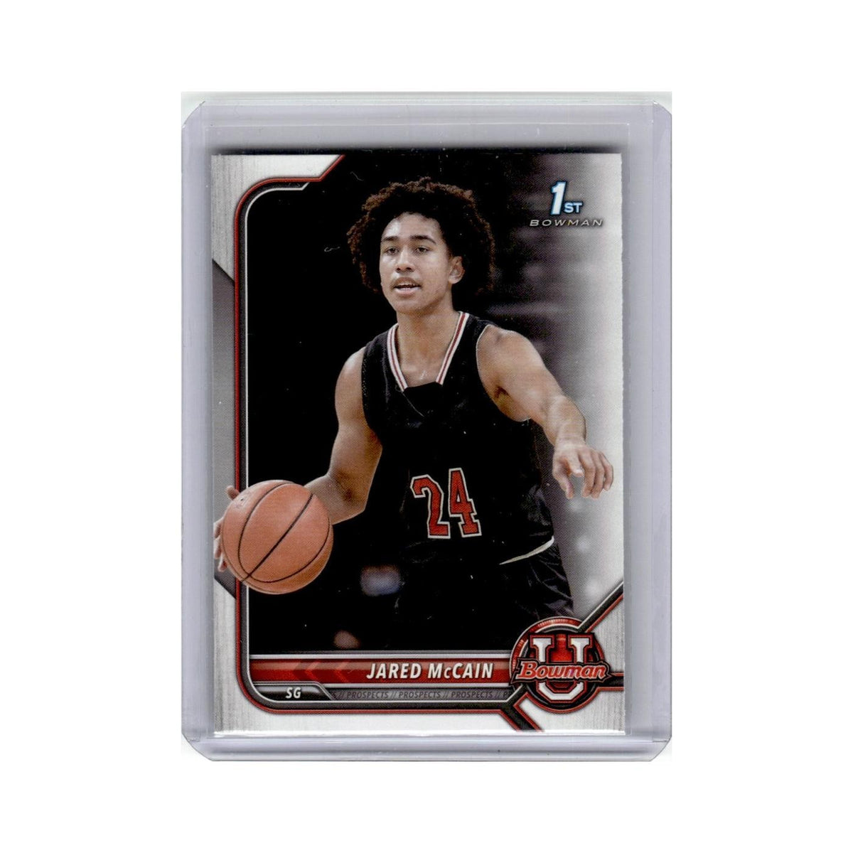 Jared McCain 2022 Bowman University #66 Basketball Card NM