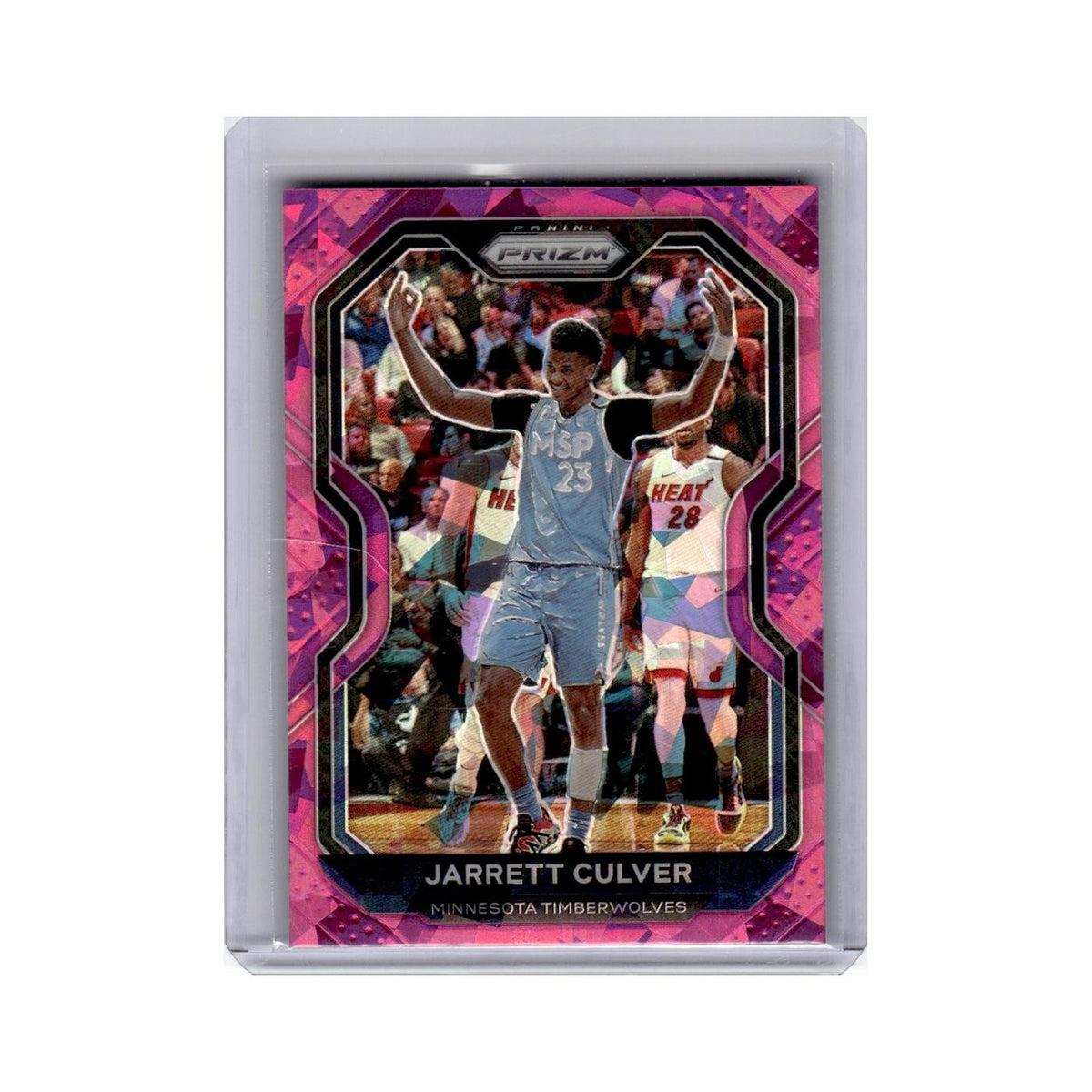 Jarrett Culver 2020 Panini Prizm Pink Ice #238 Minnesota Timberwolves NM