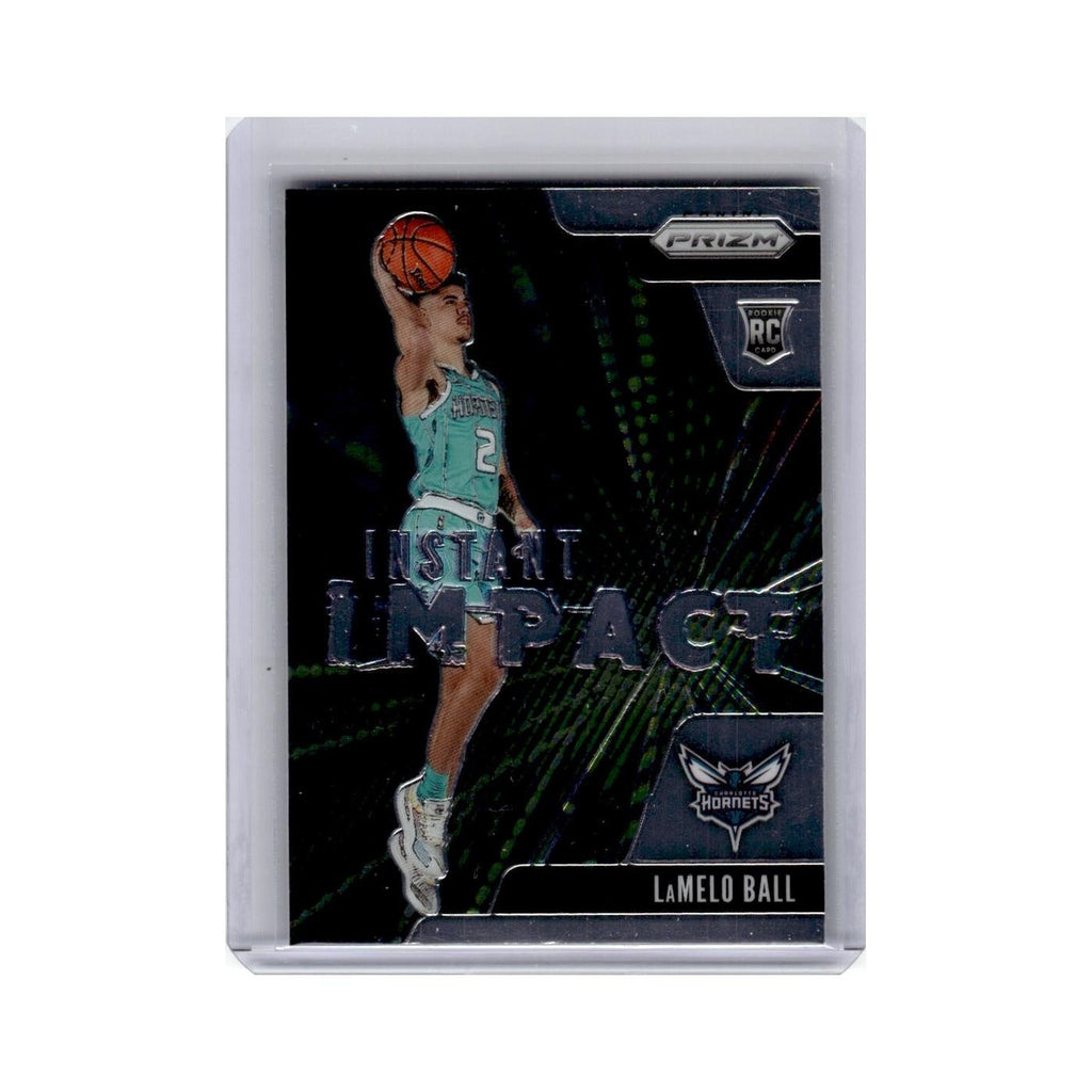 LaMelo Ball Rookie 2020 Panini Prizm Instant Impact #21 Charlotte Hornets NM