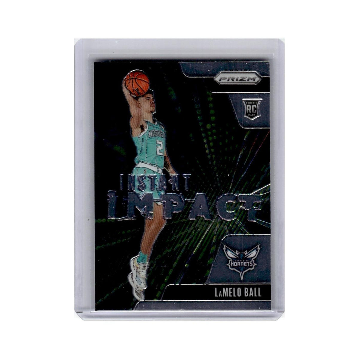 LaMelo Ball Rookie 2020 Panini Prizm Instant Impact #21 Charlotte Hornets NM