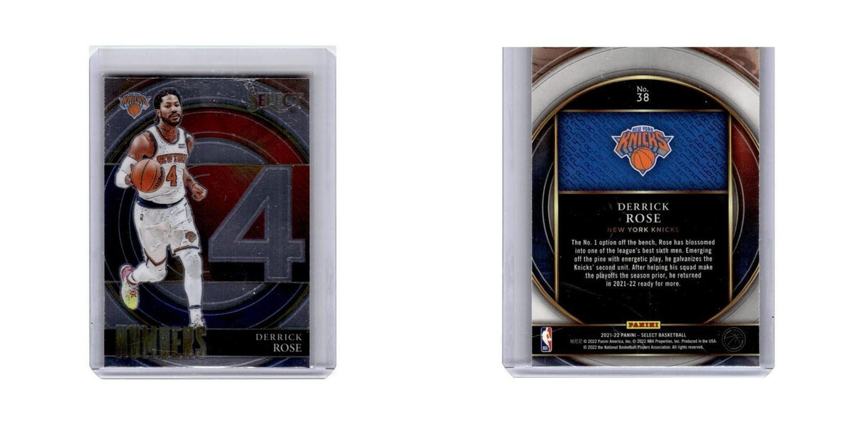 Derrick Rose 2021 Panini Select #38 New York Knicks Basketball Card NM
