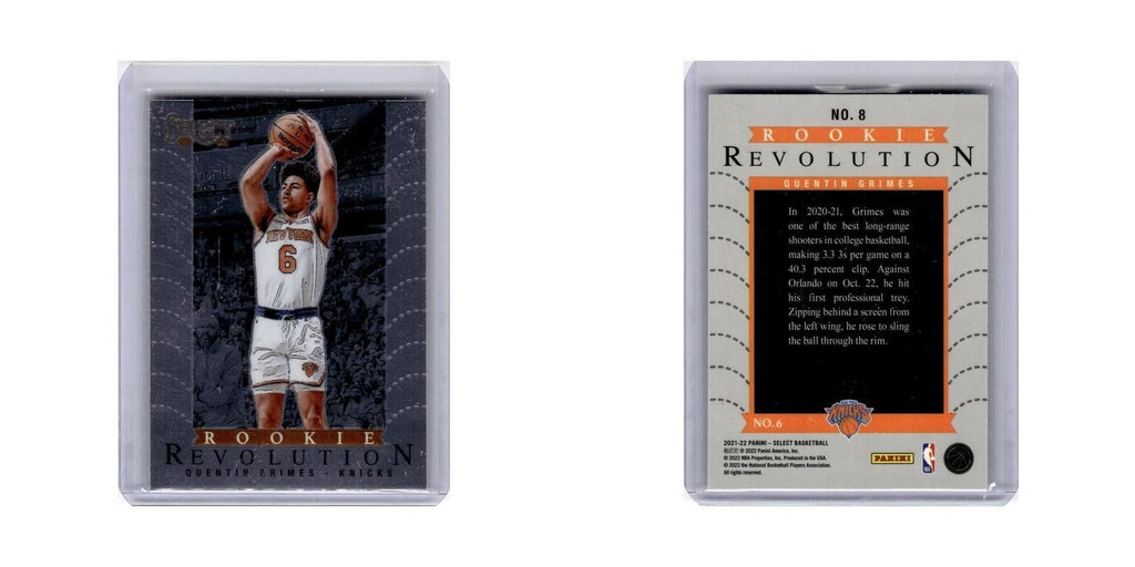 Quentin Grimes 2021 Panini Select Rookie Revolution #8 New York Knicks NM