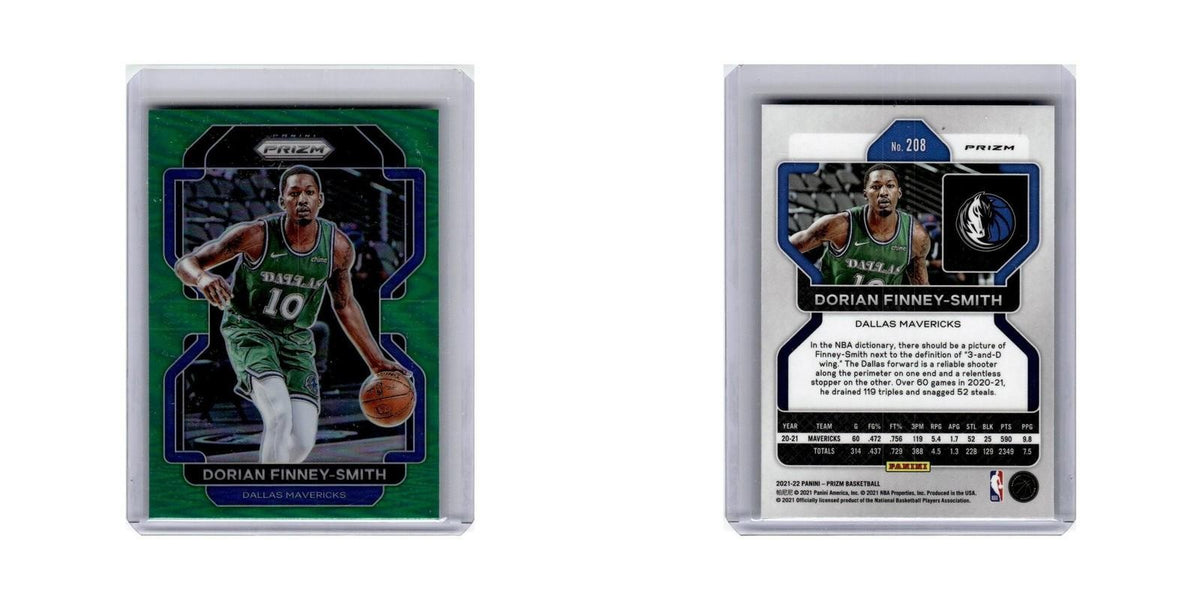 Dorian Finney-Smith 2021 Panini Prizm Green #208 Dallas Mavericks NM