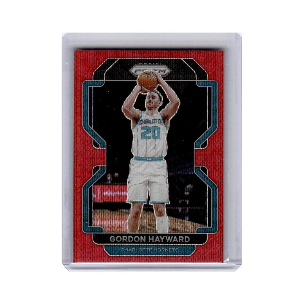 Gordon Hayward 2021 Panini Prizm Red #106 Charlotte Hornets Basketball Card NM