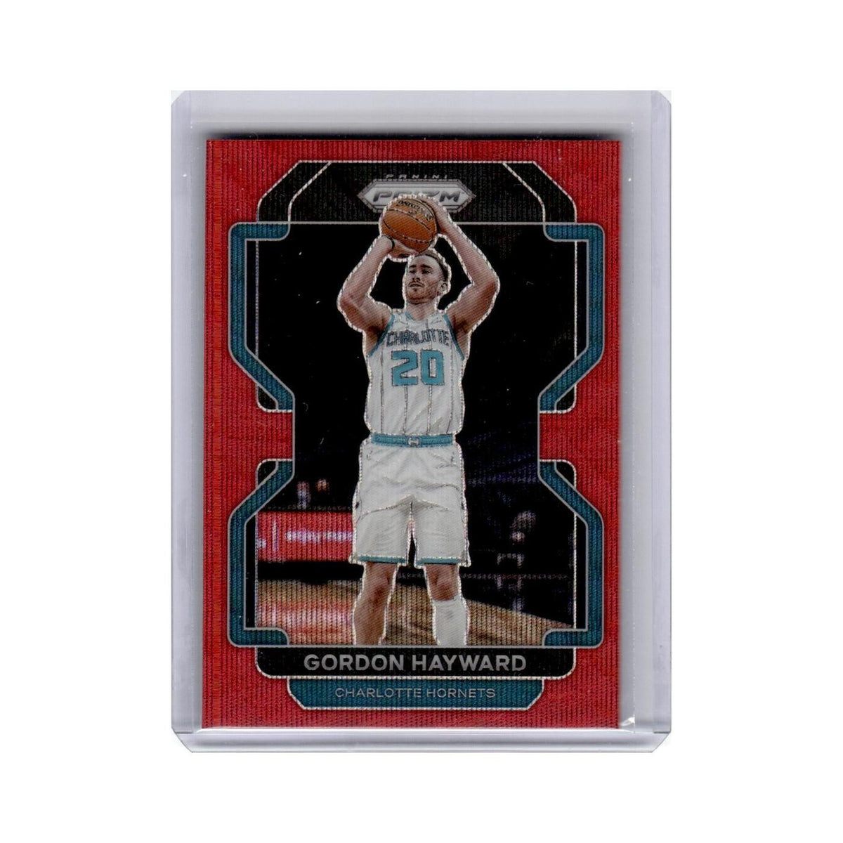 Gordon Hayward 2021 Panini Prizm Red #106 Charlotte Hornets Basketball Card NM