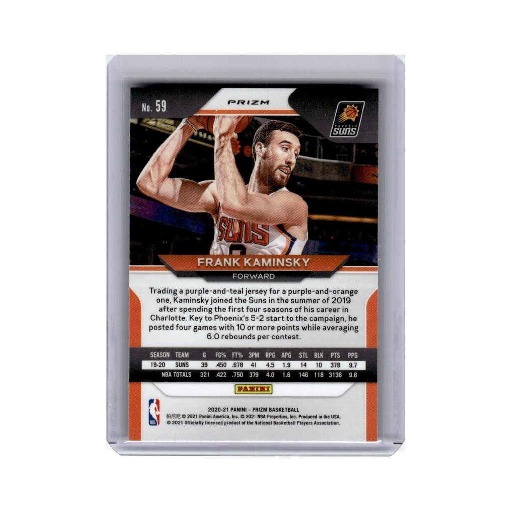 Frank Kaminsky 2020 Panini Prizm Pink Ice #59 Phoenix Suns Basketball Card NM