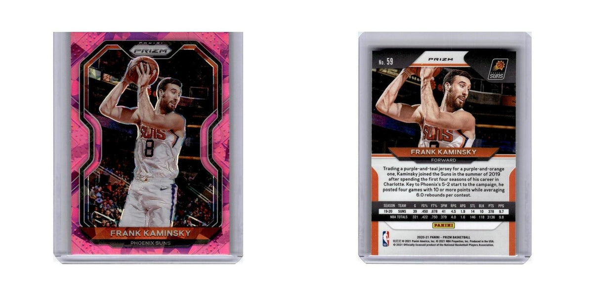 Frank Kaminsky 2020 Panini Prizm Pink Ice #59 Phoenix Suns Basketball Card NM