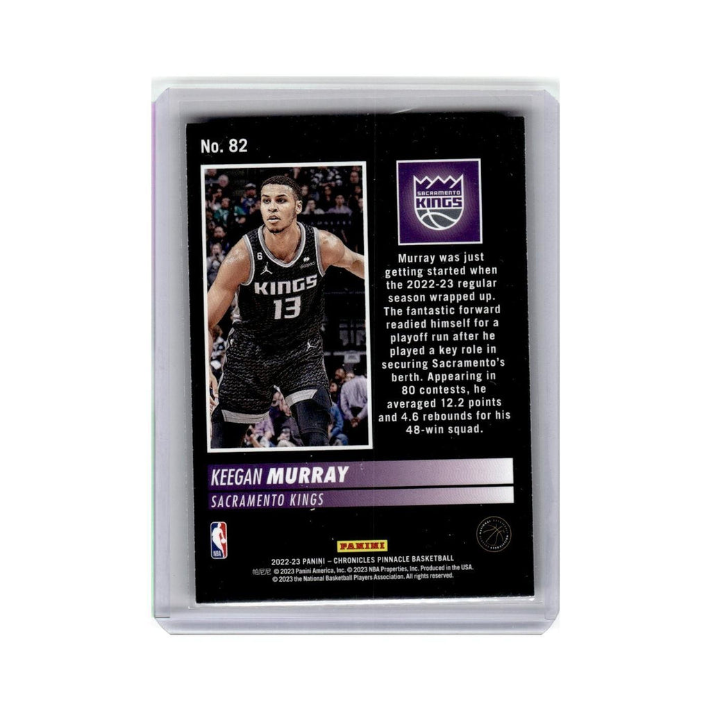 Keegan Murray Rookie 2022 Panini Chronicles Pinnacle #82 Sacramento Kings NM