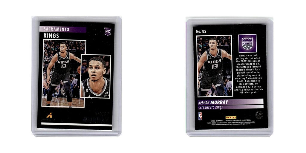 Keegan Murray Rookie 2022 Panini Chronicles Pinnacle #82 Sacramento Kings NM