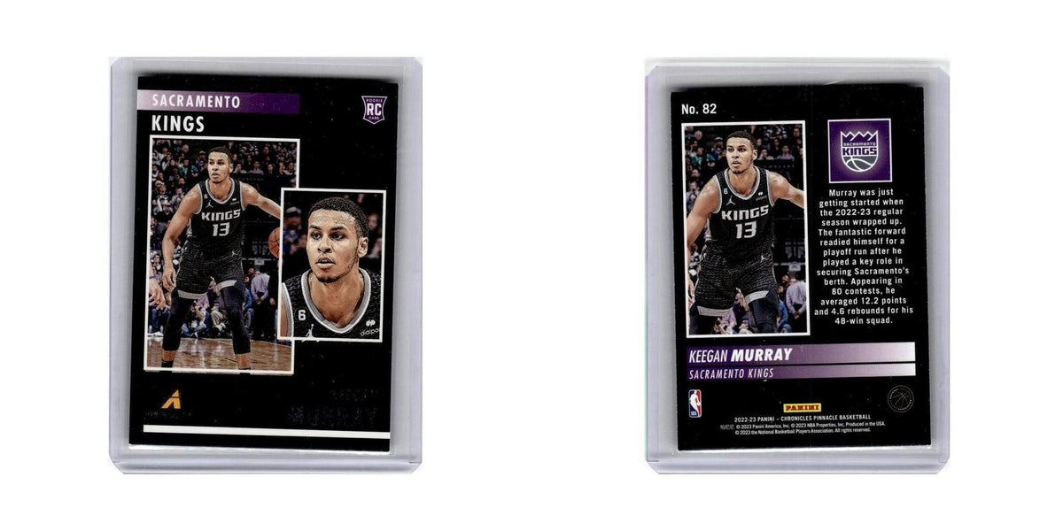 Keegan Murray Rookie 2022 Panini Chronicles Pinnacle #82 Sacramento Kings NM