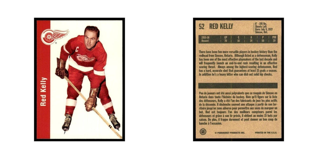 1994 Parkhurst Missing Link 1956-57 Red Kelly Detroit Red Wings #52
