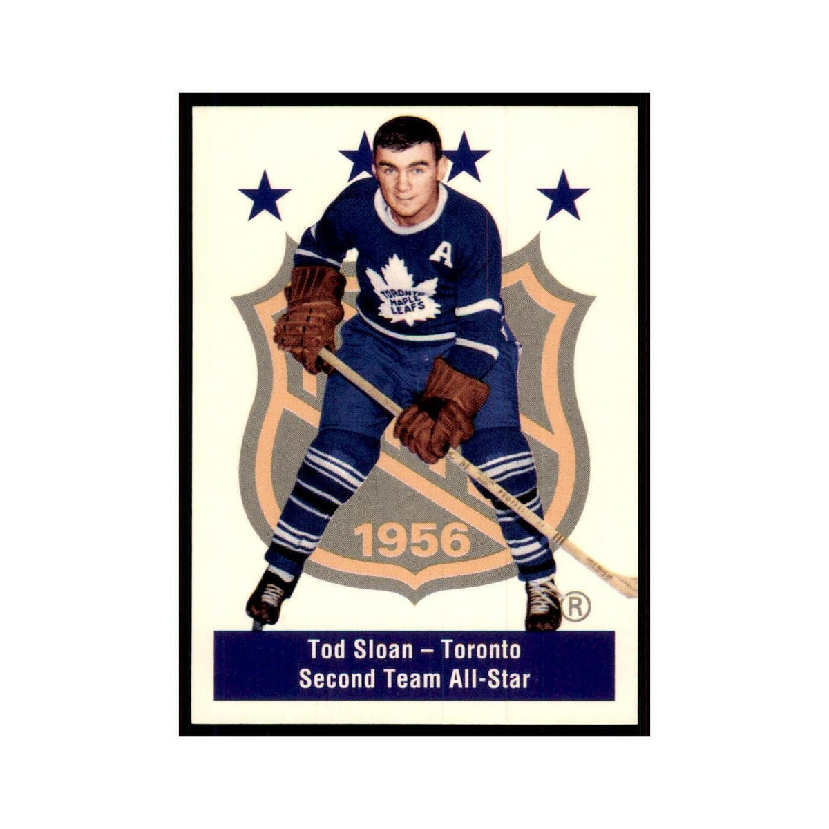 1994 Parkhurst Missing Link 1956-57 Tod Sloan Toronto Maple Leafs #144