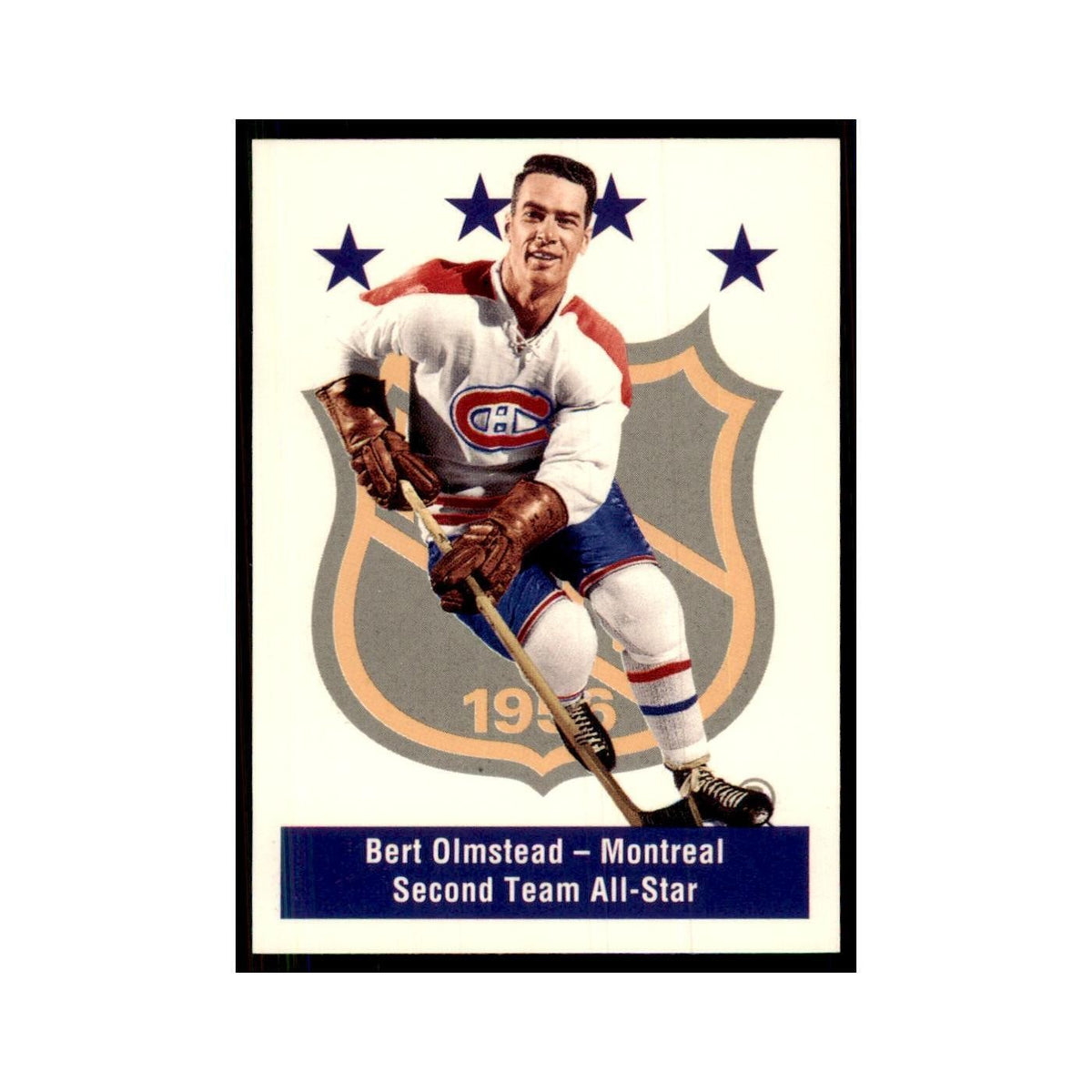 1994 Parkhurst Missing Link 1956-57 Bert Olmstead Montreal Canadiens #146