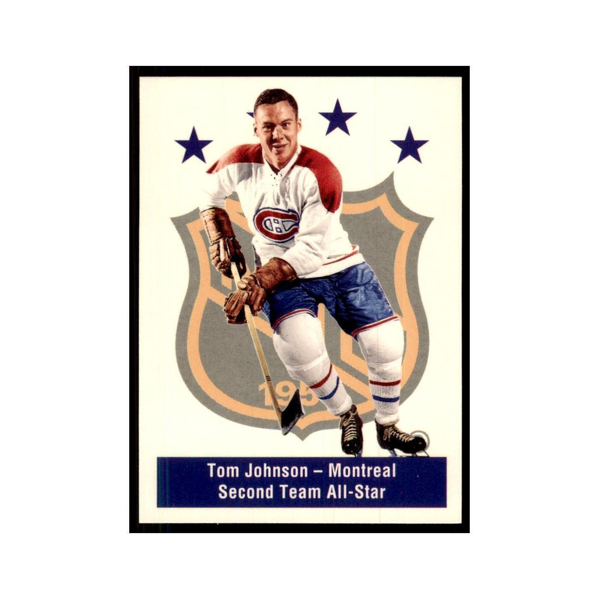1994 Parkhurst Missing Link 1956-57 Tom Johnson Montreal Canadiens #143