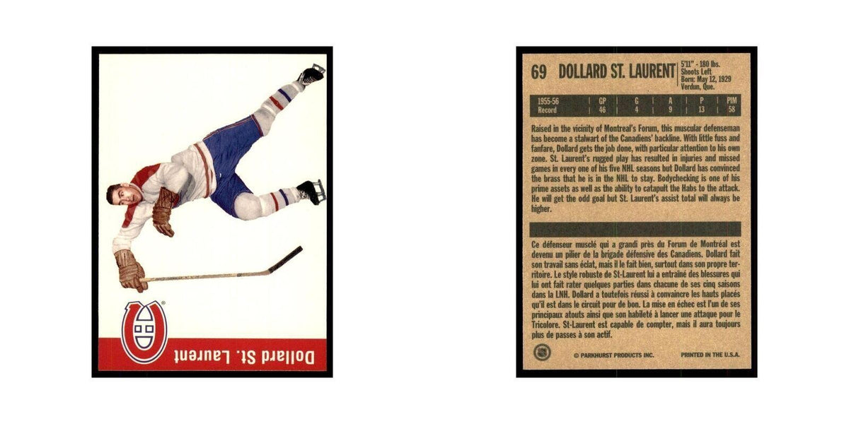 1994 Parkhurst Missing Link 1956-57 Dollard St. Laurent Montreal Canadiens #69