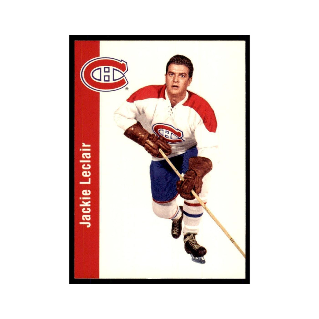 1994 Parkhurst Missing Link 1956-57 Jackie Leclair Montreal Canadiens #83
