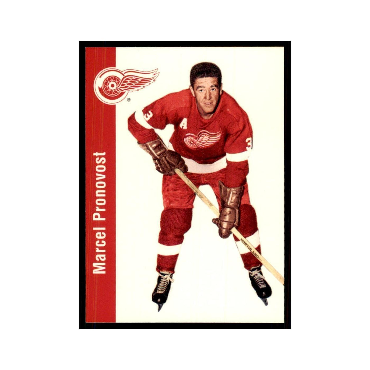 1994 Parkhurst Missing Link 1956-57 Marcel Pronovost Detroit Red Wings #58