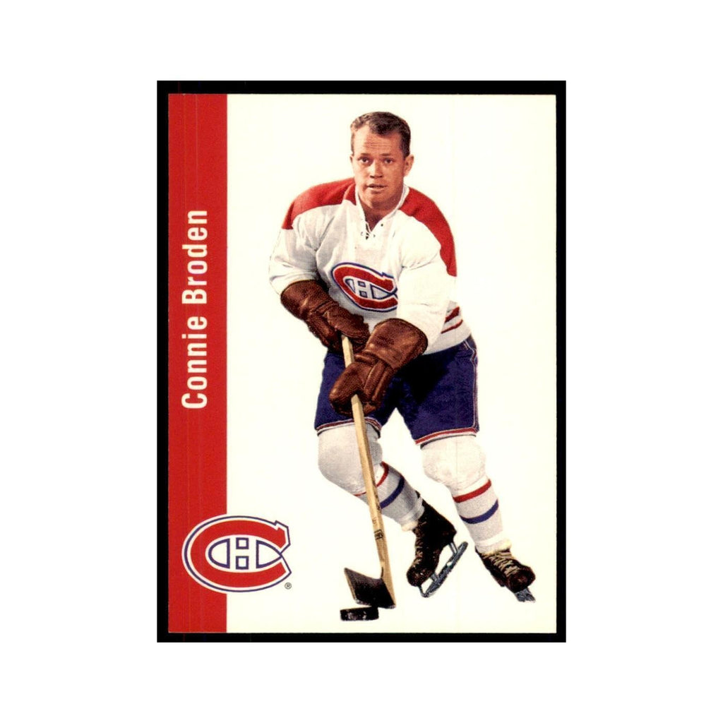 1994 Parkhurst Missing Link 1956-57 Connie Broden RC Montreal Canadiens #82