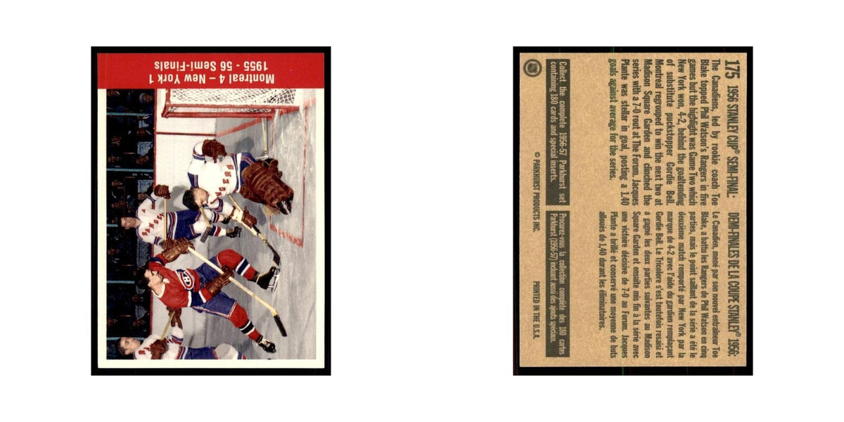 1994 Parkhurst Missing Link 1956 Semi Final Montreal Canadiens #175