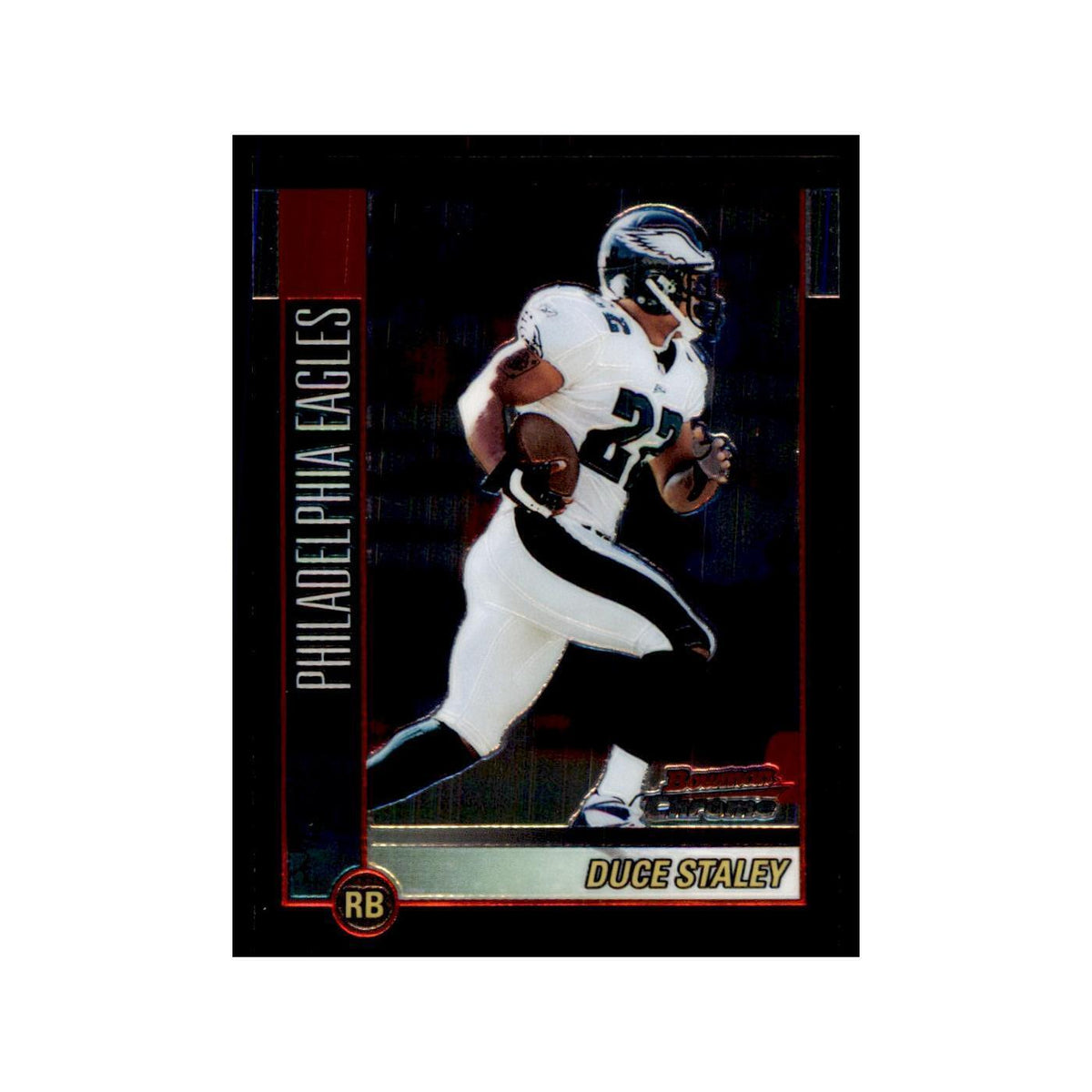 2002 Bowman Chrome Duce Staley Football Cards #3