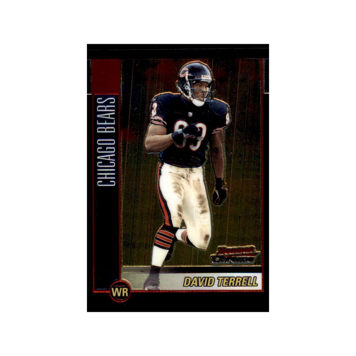 2002 Bowman Chrome David Terrell Football Cards #85