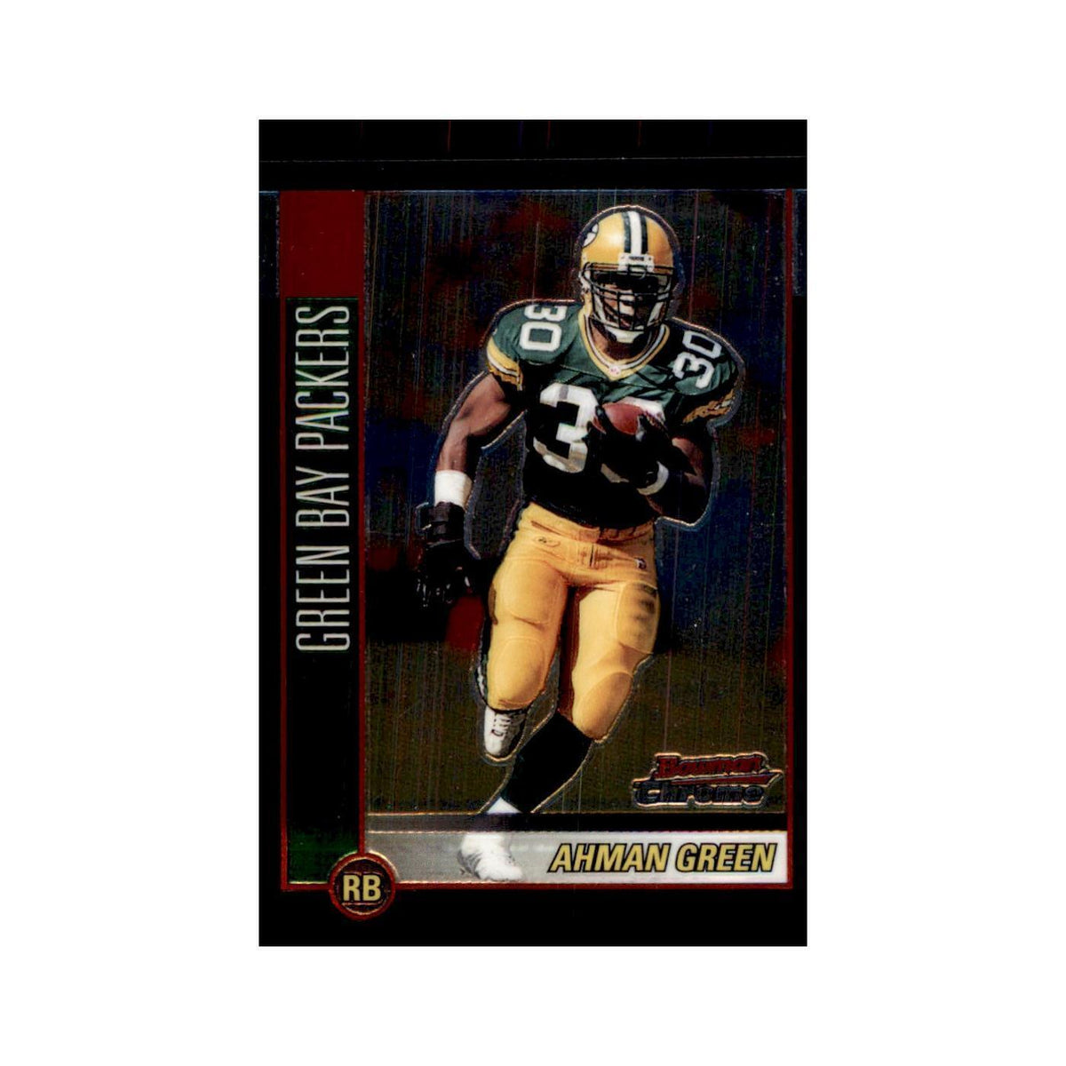 2002 Bowman Chrome Ahman Green Football Cards #68