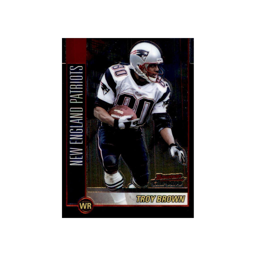 2002 Bowman Chrome Troy Brown Football Cards #37