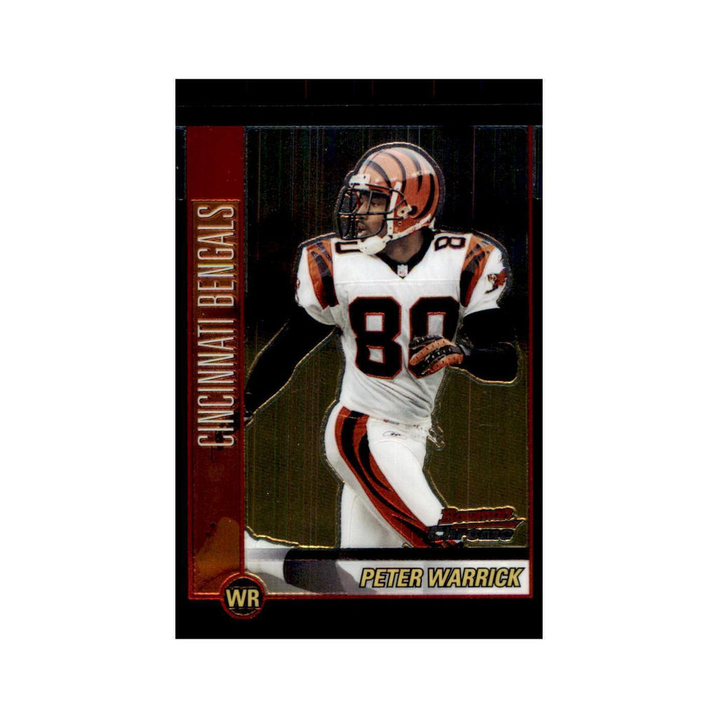2002 Bowman Chrome Peter Warrick Football Cards #53