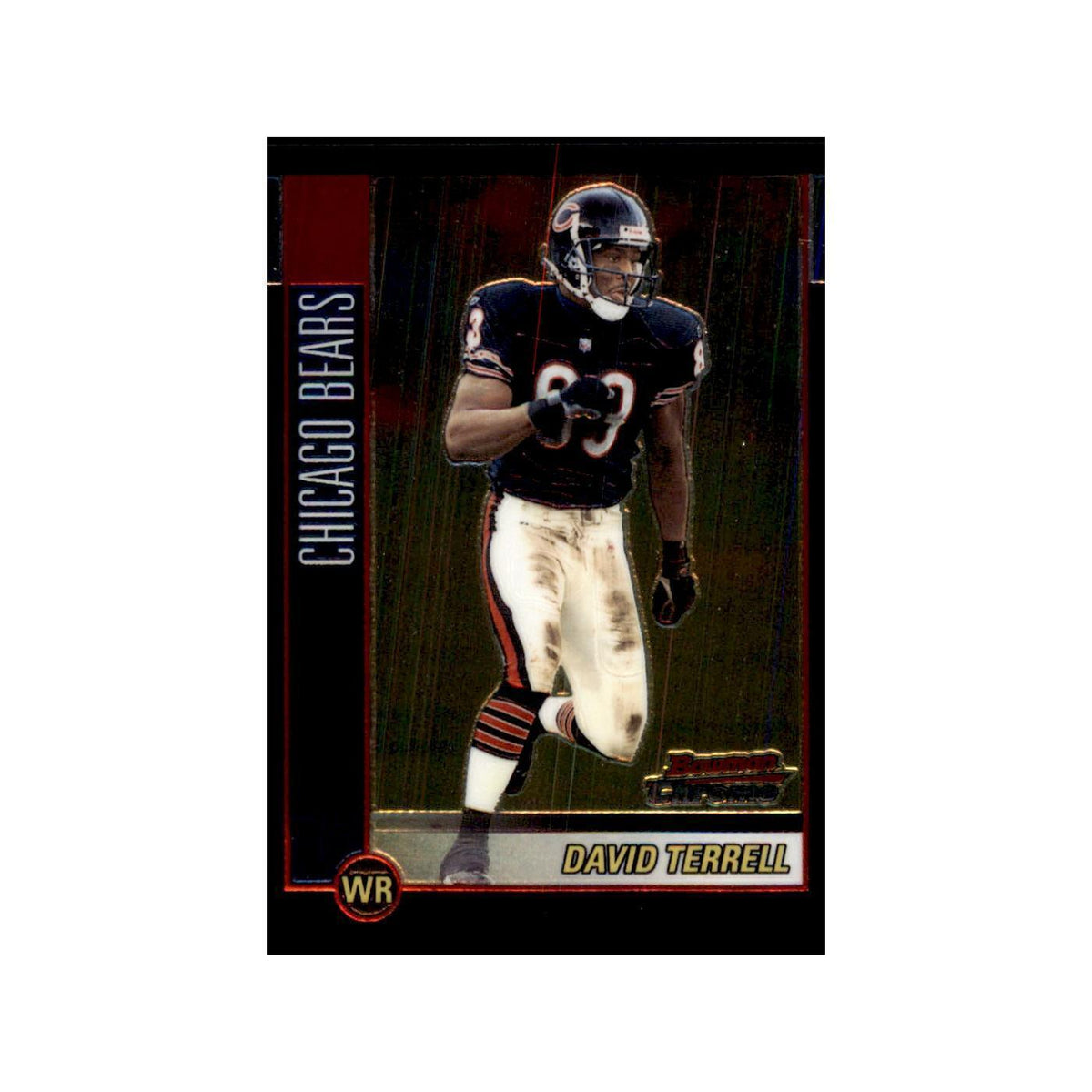 2002 Bowman Chrome David Terrell Football Cards #85