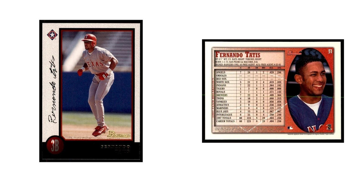 1998 Bowman Fernando Tatis Baseball Cards #31