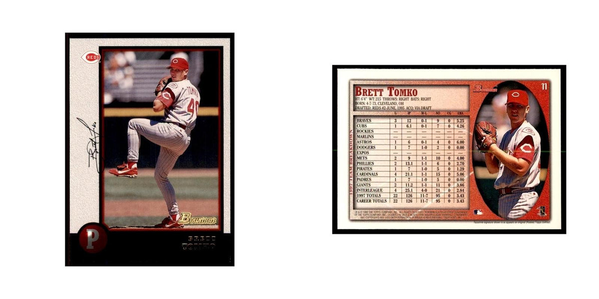 1998 Bowman Brett Tomko Baseball Cards #11