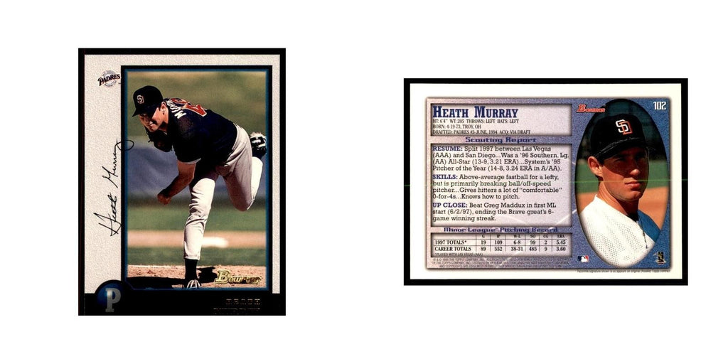 1998 Bowman Heath Murray Baseball Cards #102